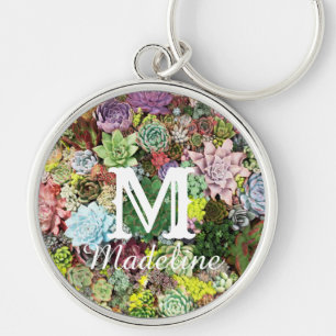 Chaveiro Suculentos Coloridos