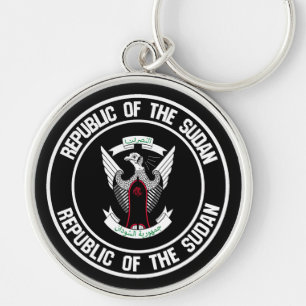 Chaveiro Sudão Round Emblem