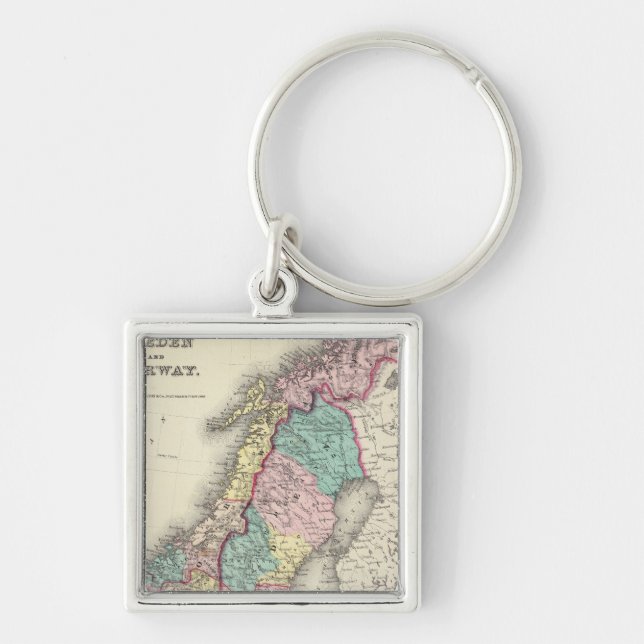 Chaveiro Suecia E Noruega (Frente)