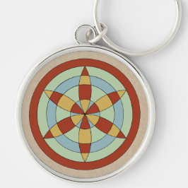 Chaveiro Suffolk Hexafoil (Daisy Wheel) Witch Mark