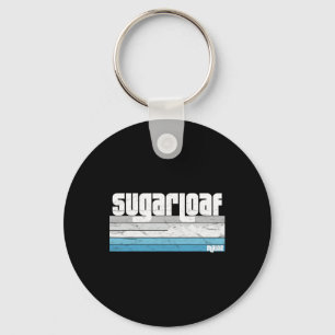 Chaveiro Sugarloaf Maine Me Retro Vacinação Snowboard