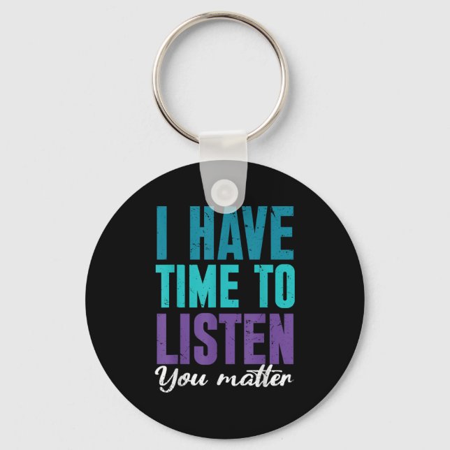 Chaveiro Suicide Prevention You _ I For Suprters  (Frente)