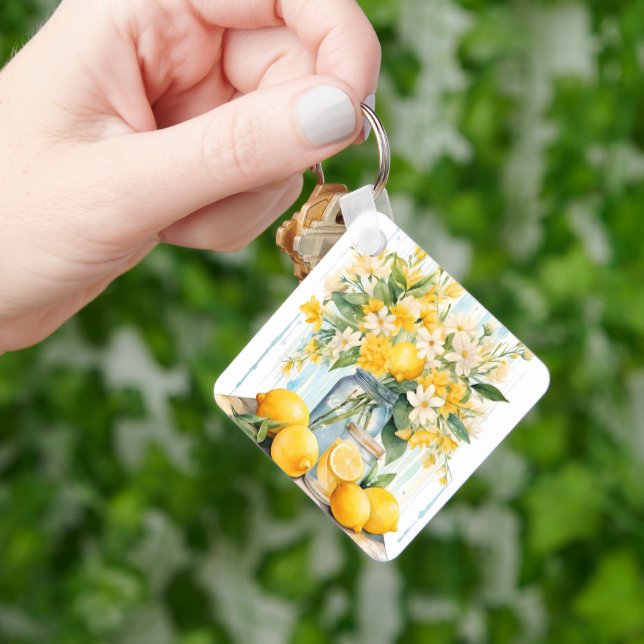 Chaveiro Summer Lemon Blossom Jar (Mão)