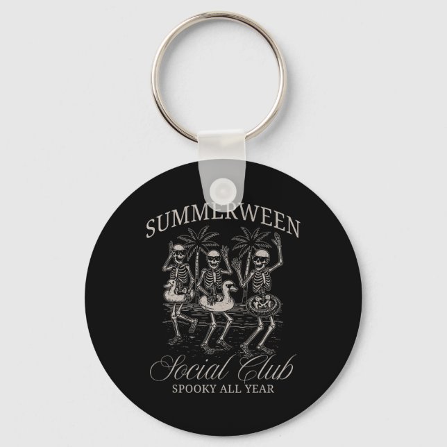 Chaveiro Summerbetween Social Club Skeleton Dancing Summer  (Frente)