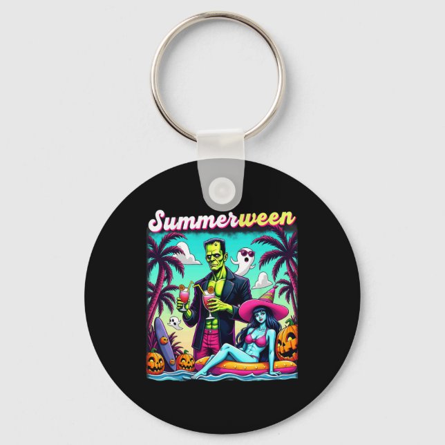 Chaveiro Summerbetween Summer Halloween Zombie Frankenstein (Frente)