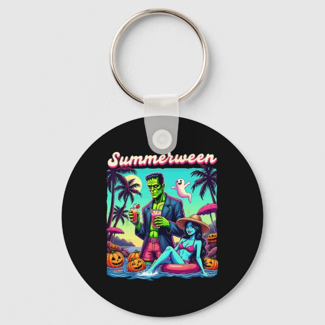 Chaveiro Summerbetween Summer Halloween Zombie Frankenstein (Frente)