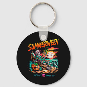 Chaveiro Summerween Sóis Fora Fantasmas Fora Esqueleto Rela