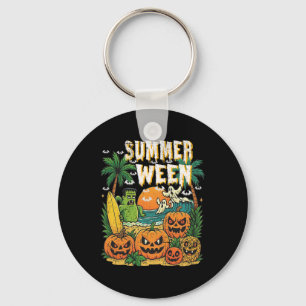 Chaveiro Summerwin Beach Pumpkins Ghosts Surf Halloween Vi