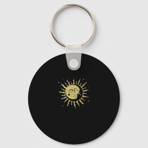 Chaveiro Sun Moon com anestesia Whimsigoth de bruxa dos ano