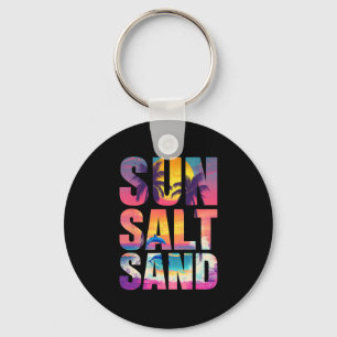 Chaveiro Sun Salt Sand Summer Beach Vibes Férias R
