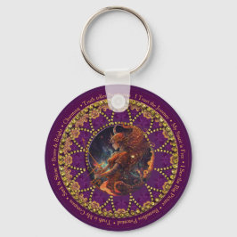 Chaveiro Sunflower Astro Sagittarius Zodiac Affirmations