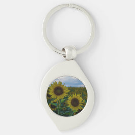 Chaveiro Sunflower Duo Close Up