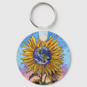 Chaveiro Sunflower Earth Art