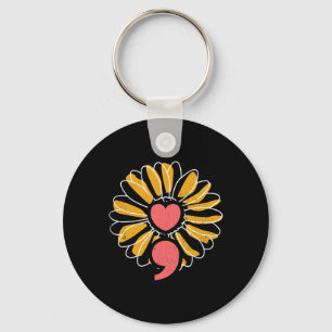 Chaveiro Sunflower Mental Health Força Esperança Solidaried