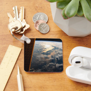 Chaveiro Sunglint Beams No Mar De Celebes No Sudeste Asiáti