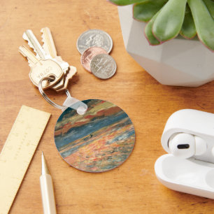 Chaveiro Sunset at Sea por Pierre Renoir, Vintage de Belas 