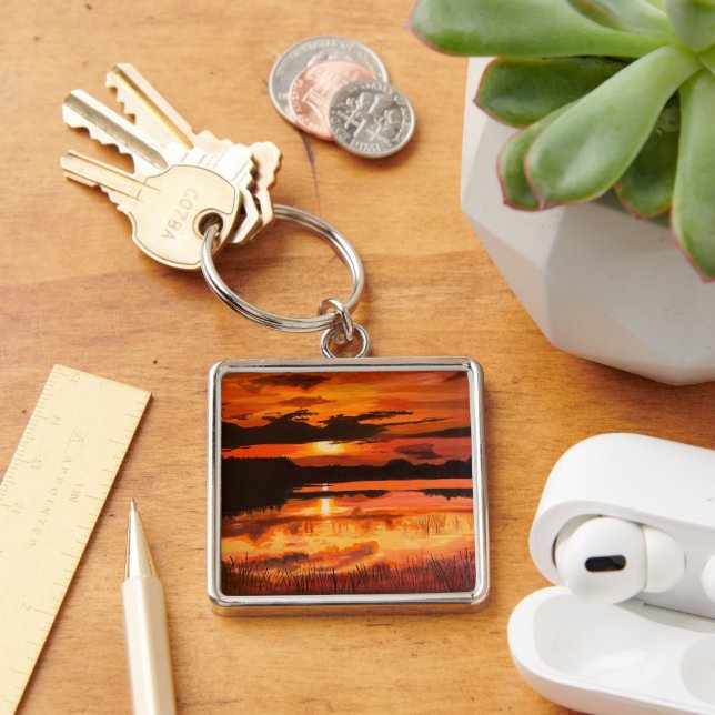 Chaveiro Sunset no Everglades, por Gary Poling (Mesa)