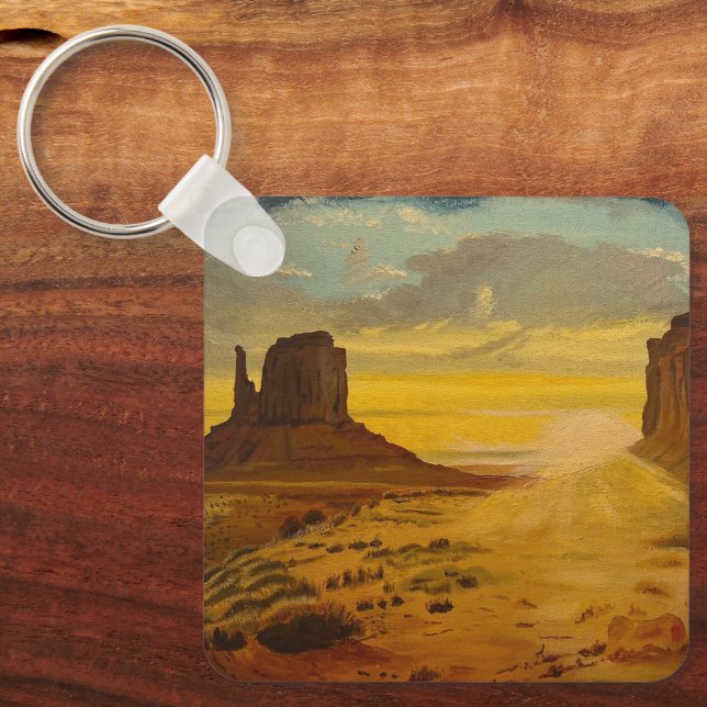 Chaveiro Sunset on Monument Valley, por Gary Poling (Frente)