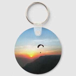 Chaveiro Sunset Paraglide Wanderlust Arte Esportiva Extreme