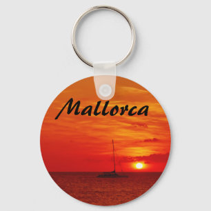 Chaveiro Sunset Romântico de Maiorca no Mar Foto Souvenir