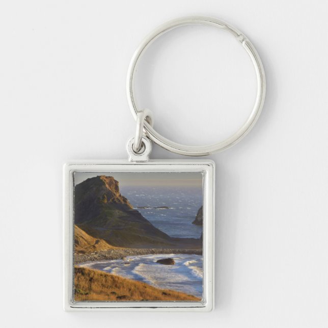 Chaveiro Sunset, Sea Stacks, Irmãs, Oregon Coast (Frente)