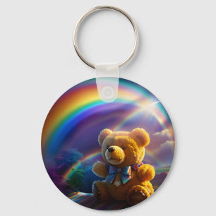 Chaveiro Sunshine Rainbow Teddy Bear Wonderland