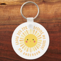 Sunshine thank you teacher modern elegant