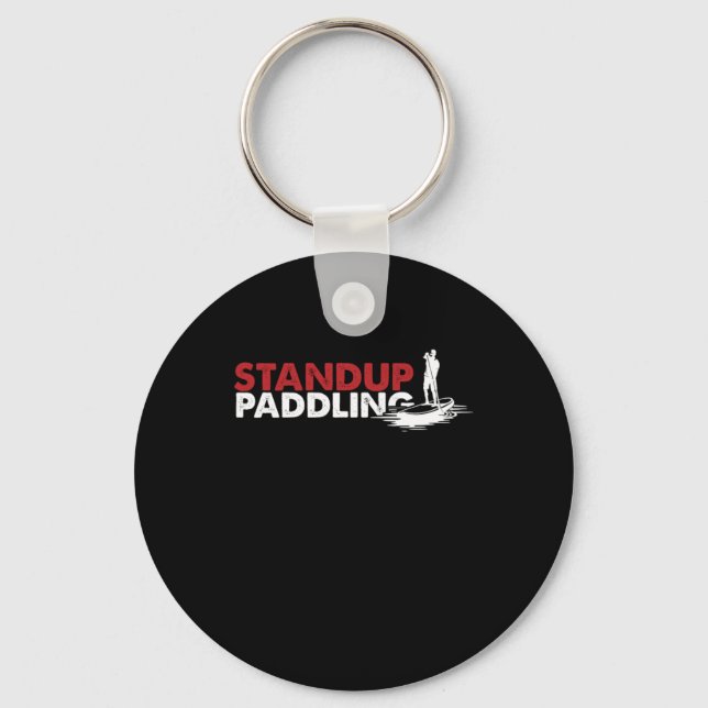 Chaveiro Sup Embarcando Paddle Ocean Surfing Gift (Frente)