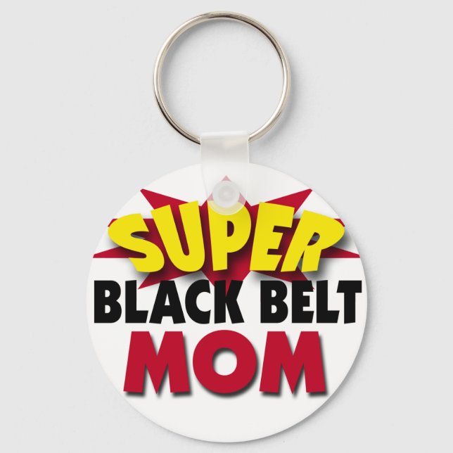 Chaveiro Super Black Belt Mãe (Frente)