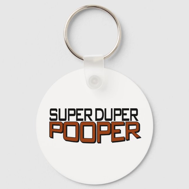 Chaveiro Super Duper Pooper (Frente)