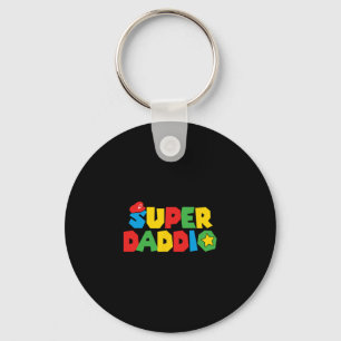 Chaveiro Super Gamer Pai Desencadeado Celebrando o Poder Pa