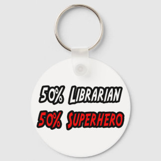 Chaveiro Super-herói Half Bibliotecário