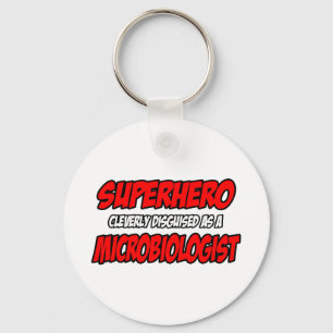 Chaveiro Super-herói...Microbiólogo.