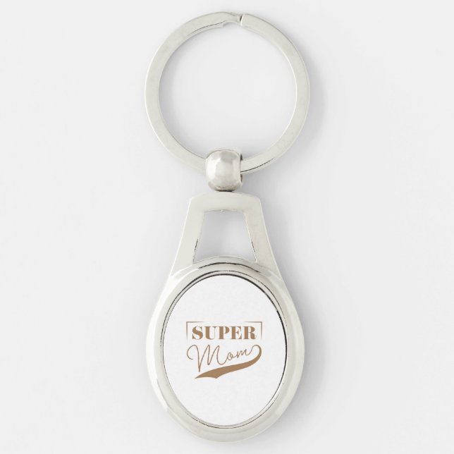 Chaveiro Super Mãe (Frente)