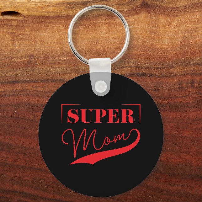 Chaveiro Super Mãe (Frente)