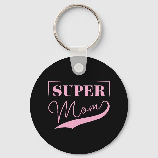 Chaveiro Super Mãe (Verso)
