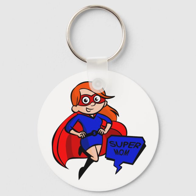 Chaveiro super-mãe (Frente)