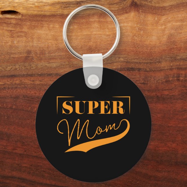 Chaveiro Super Mãe (Verso)