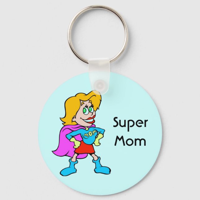 Chaveiro Super Mãe (Frente)