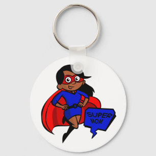 Chaveiro super-mãe negra