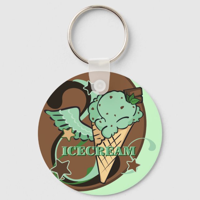 Chaveiro Super Mint Choco-Chip (Frente)