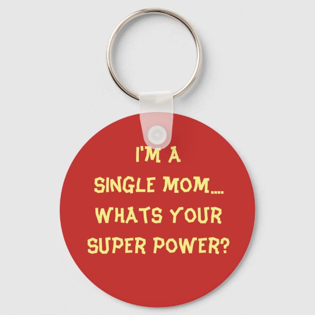 Chaveiro Super mom, key chain (Frente)