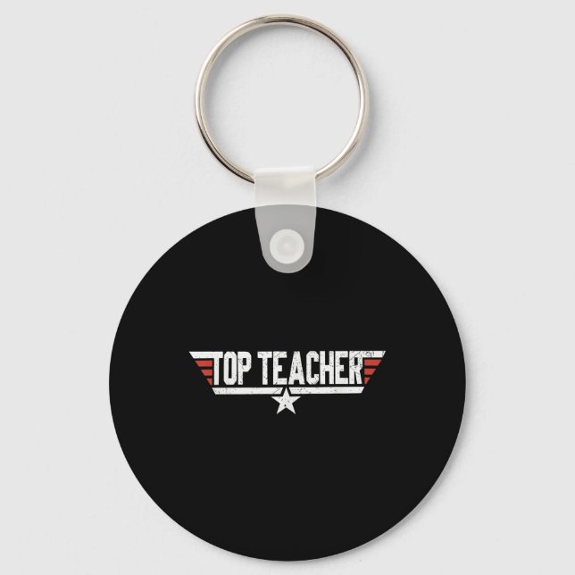 Chaveiro Super Professora de Apreciação de Professores de p (Frente)