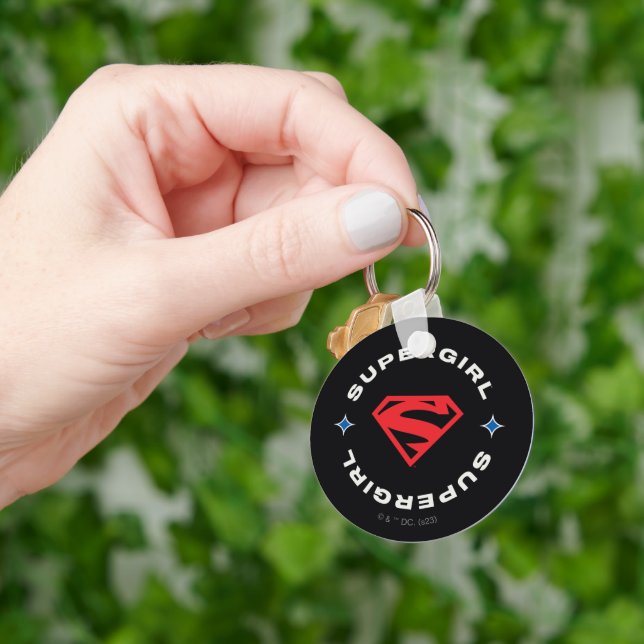 Chaveiro Supergirl Age de Heroes Circle S-Shield (Mão)