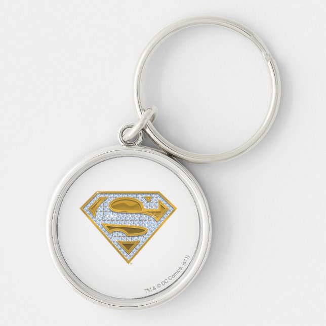 Chaveiro Supergirl Blue Jewels (Frente)