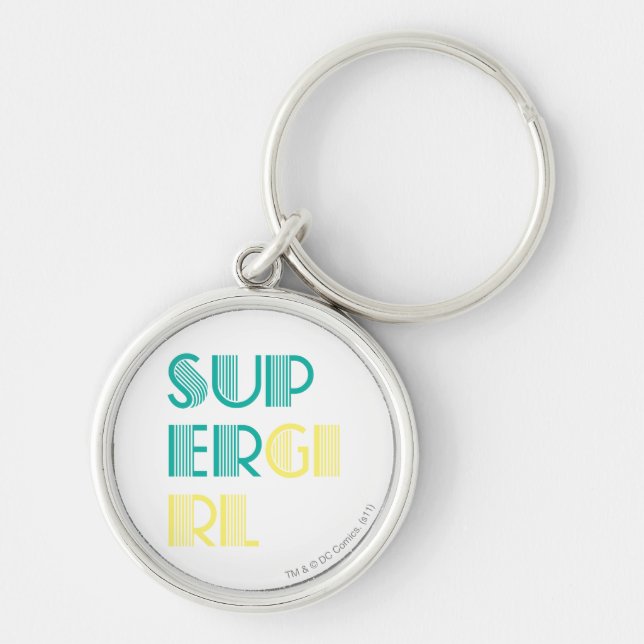 Chaveiro Supergirl Green e Yellow (Frente)
