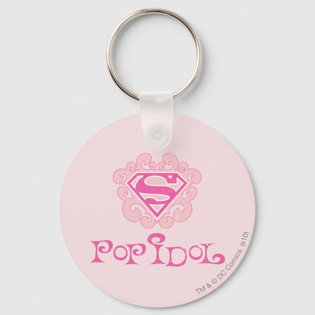 Chaveiro Supergirl Pop Idol (Frente)