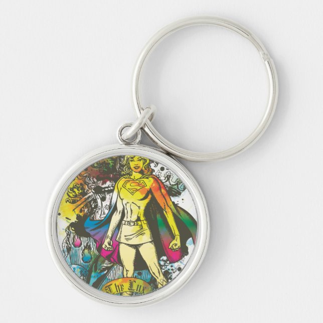 Chaveiro Supergirl Pose A Lux (Frente)