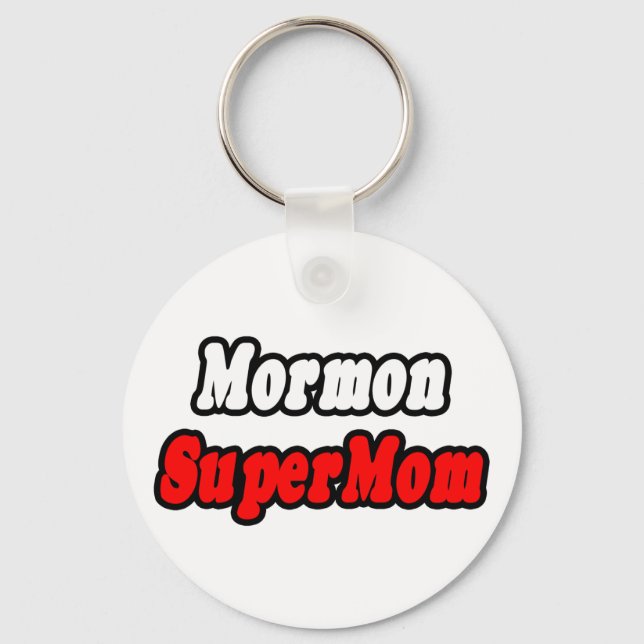 Chaveiro SuperMãe Mórmon (Frente)
