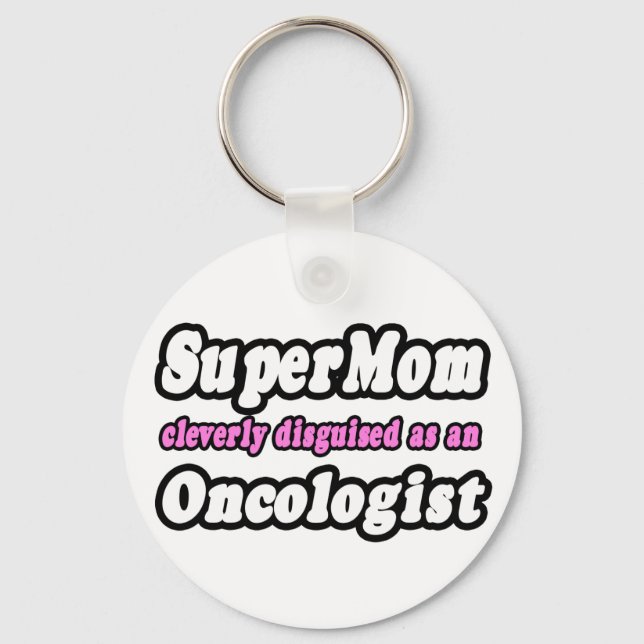 Chaveiro SuperMãe...Oncologista (Frente)